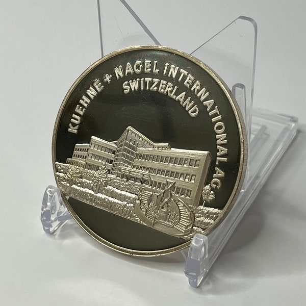 Silver Swiss Kuehne & Nagel Global Proof Award Medal