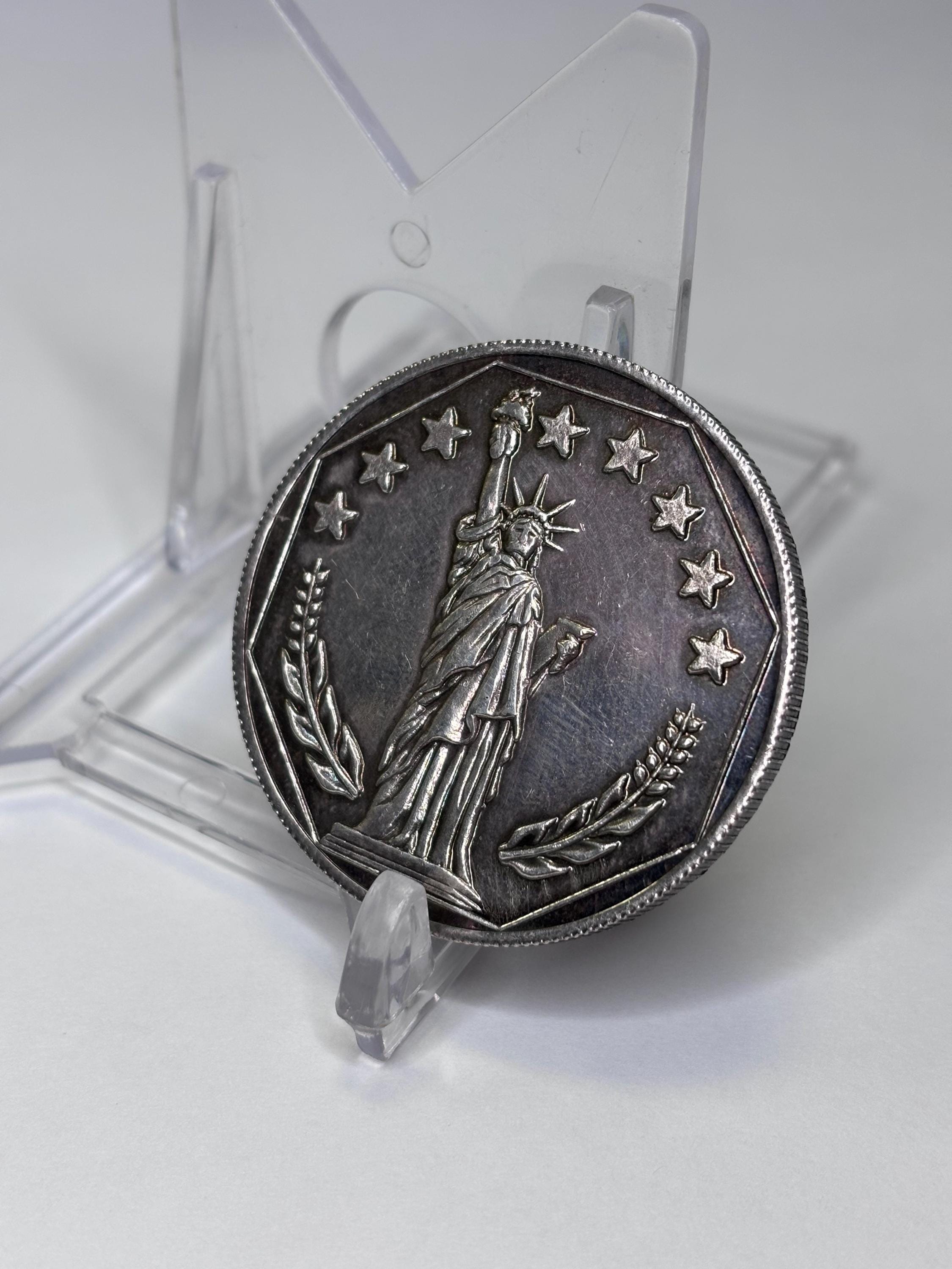 One troy ounce .999 fine silver coin - Etsy 日本