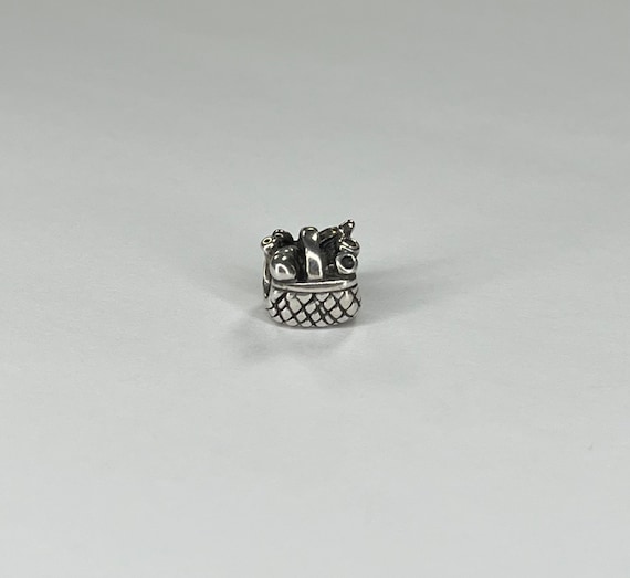 Authentic Retired Sterling Silver Pandora "Picnic… - image 1