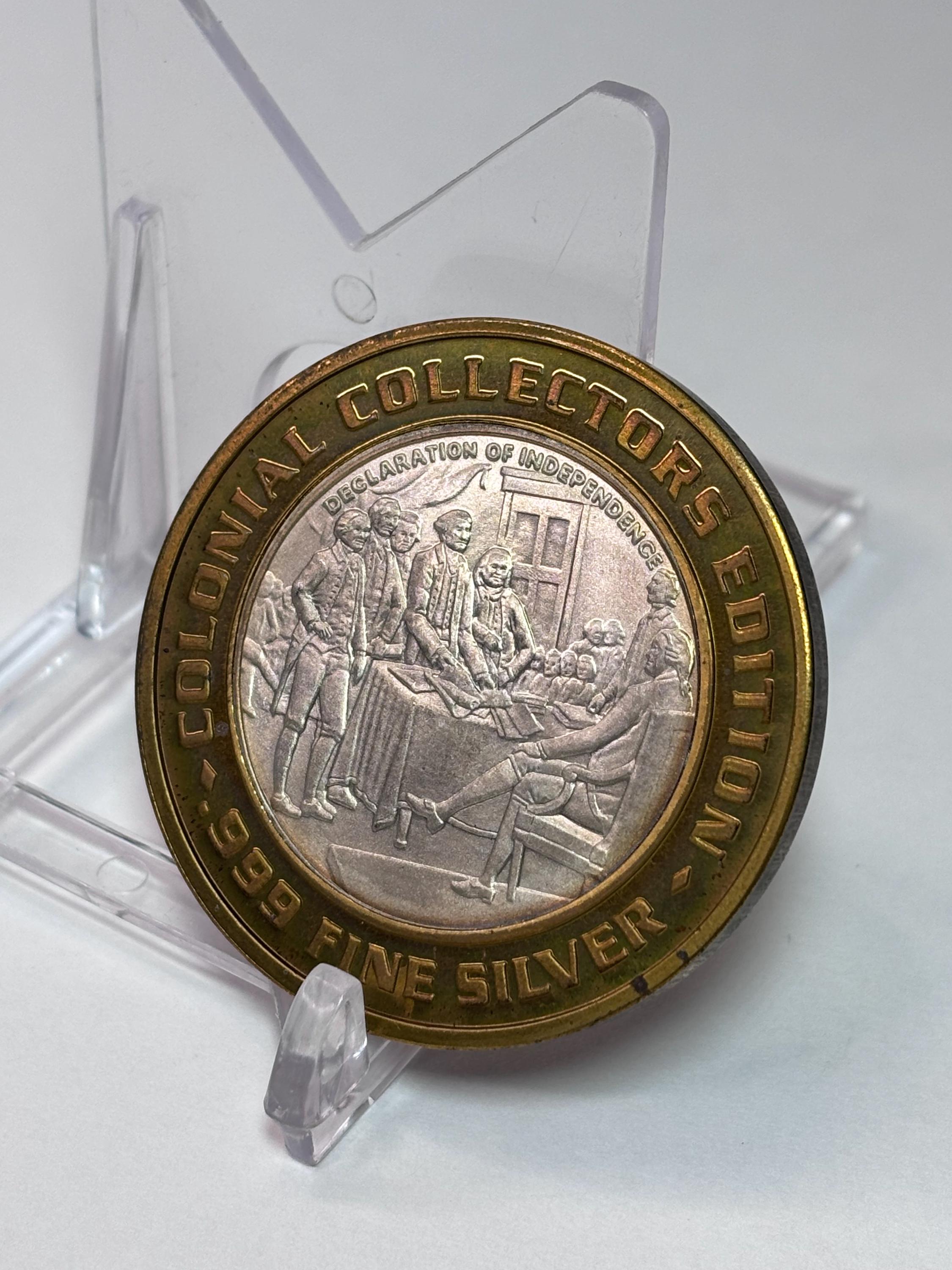 1995 Foxwoods Resort Casino Limited Edition Collectors Series .999