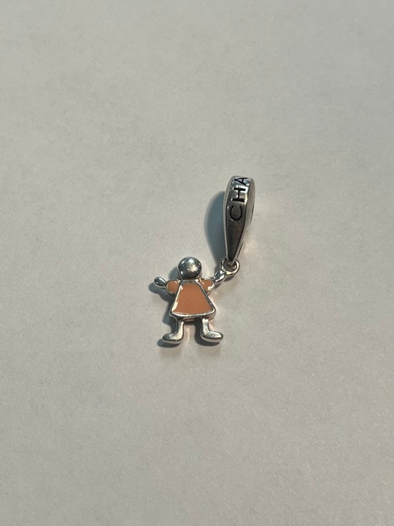 Authentic Retired Sterling Silver Chamilia "Girl (