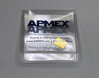 Mercado secundario de lingotes de oro de 1 gramo de Apmex