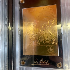 The Heroes Of Baseball 22kt Gold Kartensammlung 13 Verschiedene Spieler