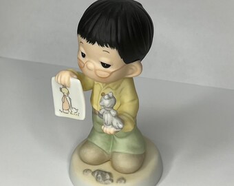 【misen2014さま】vintage figure ୨୧ ブラウンのお馬さん Vintage Momma San & Papa San Japanese Porcelain Figurines 5