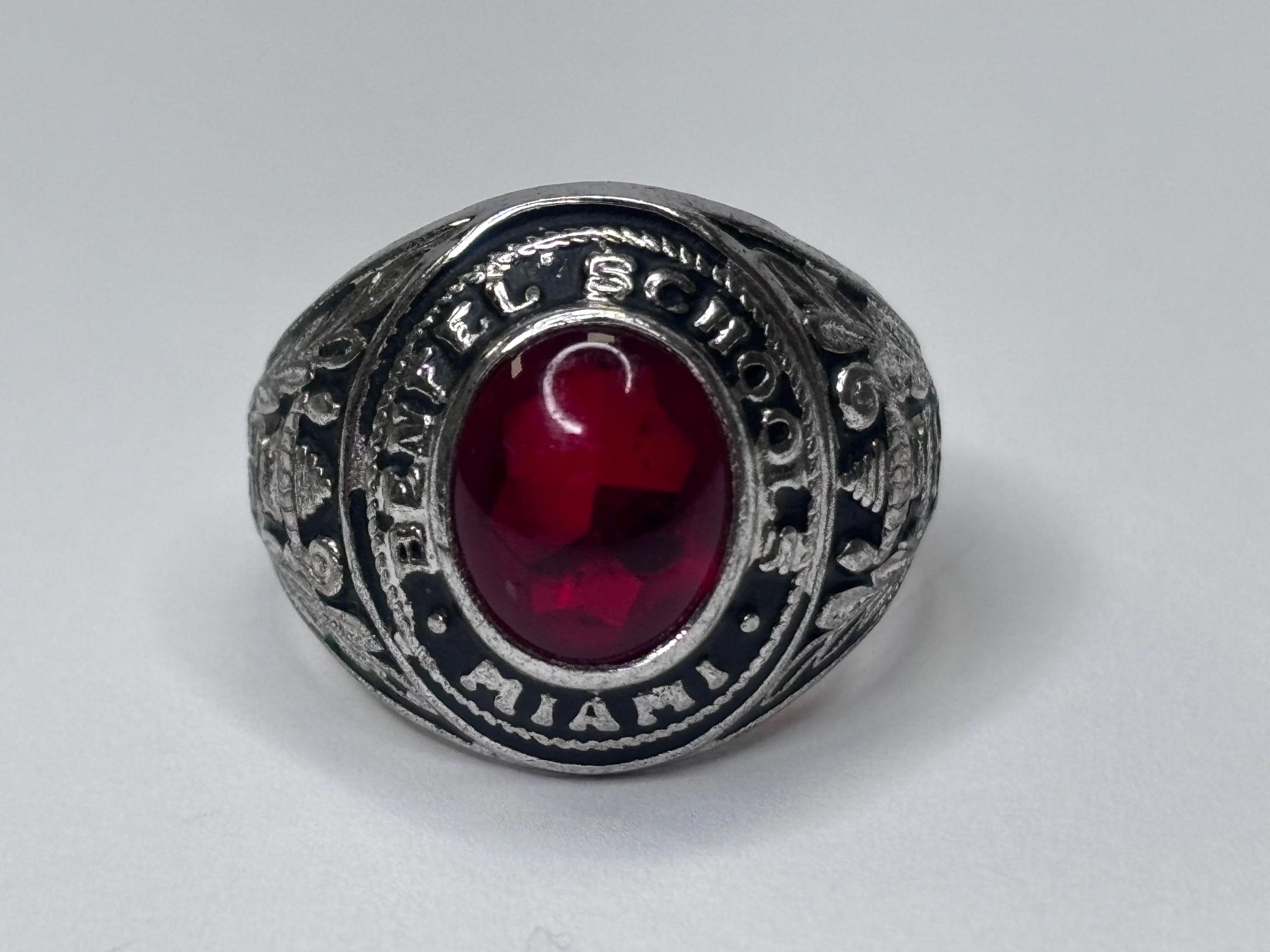 Vintage 1966 Sterling Silver College Seal and Crest Cambridge Mass