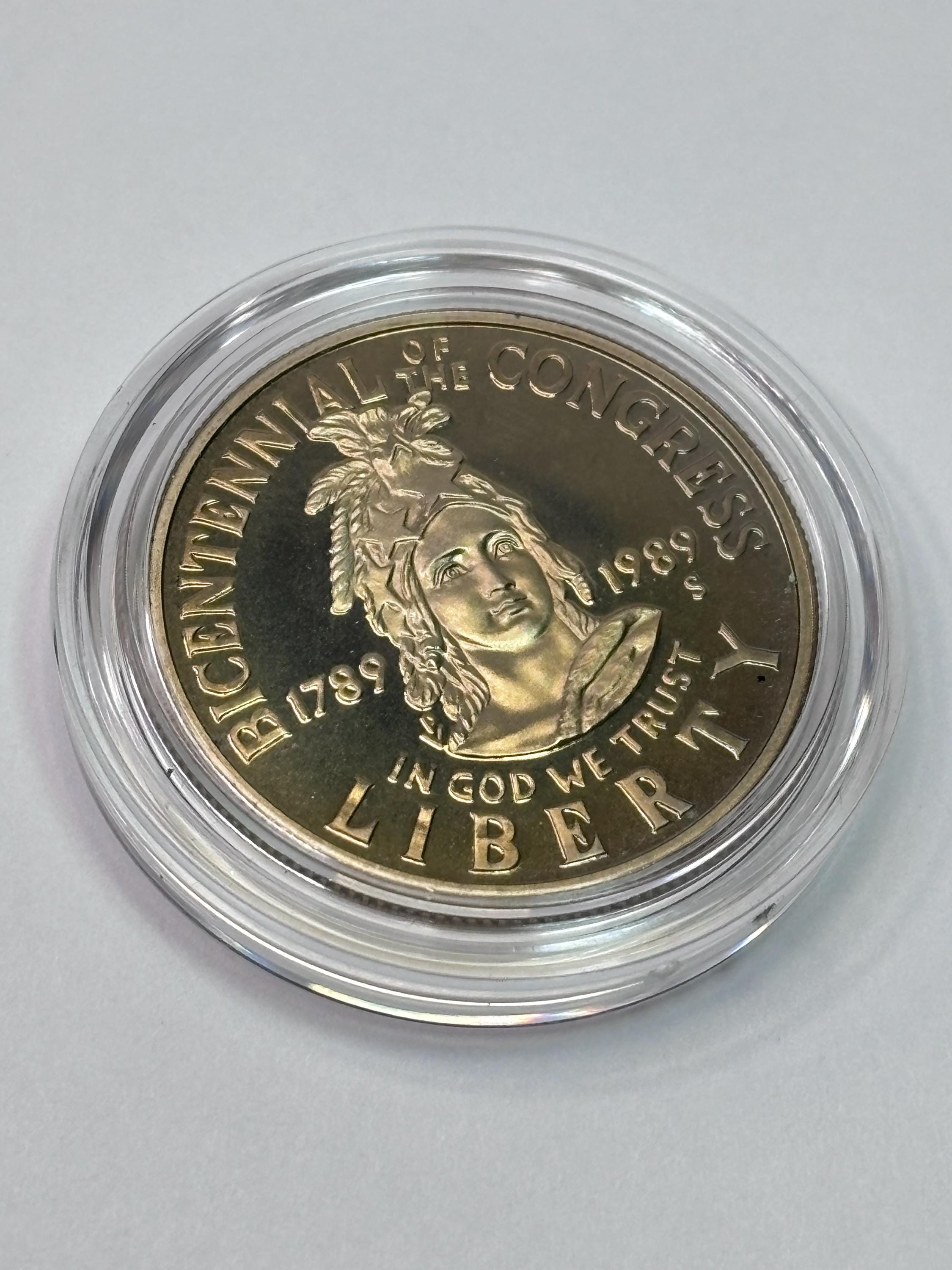 1989-S Proclaiming the Triumph of Democracy Half Dollar Coin W