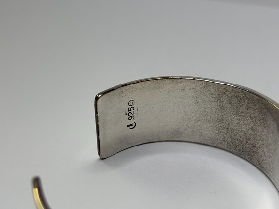 Vintage Roderick Tenorio Carolyn Pollack Sterling Silver Bear Theme Cuff Bracelet View 3