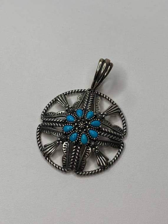 Carolyn Pollack キャロリン・ポラック　ペンダント Vintage Carolyn Pollack Native American Sterling Silver Turquoise