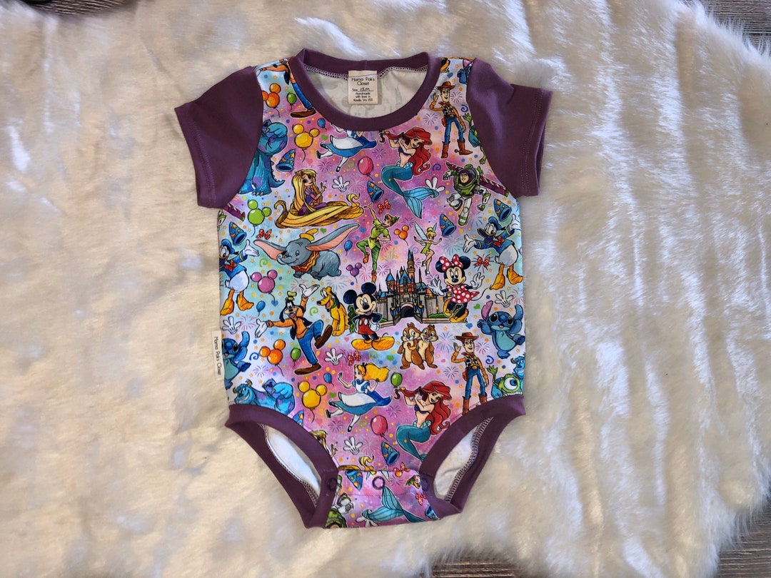 Disne Y Girls Bodysuit | Princess Character Inspired Bodysuit | Prints ...