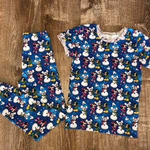 Red Mickey Mouse Pjs Etsy