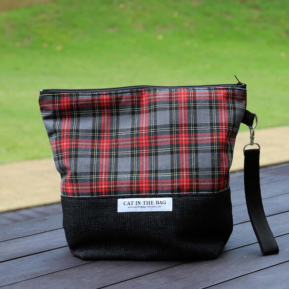 tartan luggage for sale