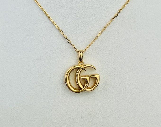 Vintage 18ct Gold 'running G' Necklace by Gucci W/ Etsy
