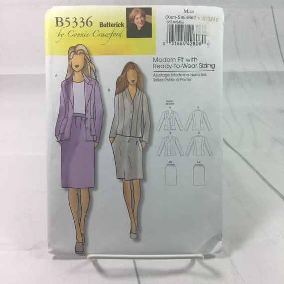 Butterick 5336 Sewing Pattern By Connie Crawford Misses Etsy