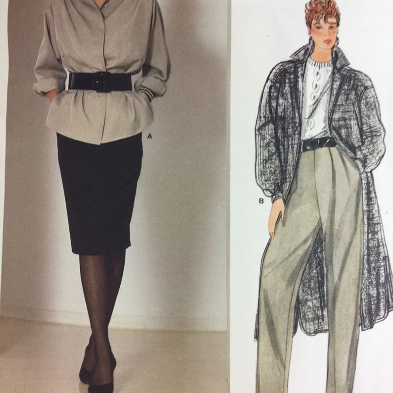Vogue 1191 Sewing Pattern Misses' Jacket Pants and Skirt - Etsy
