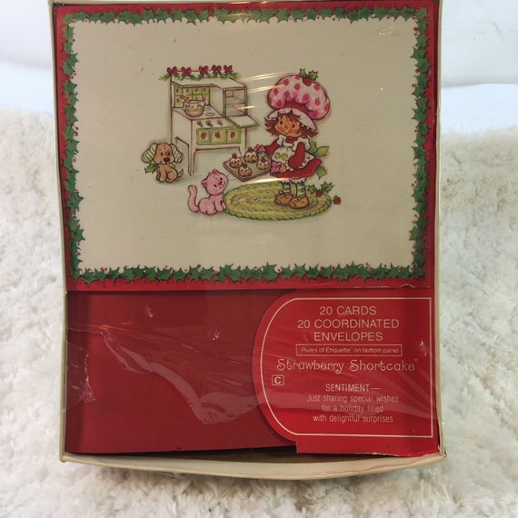 strawberry shortcake cards
