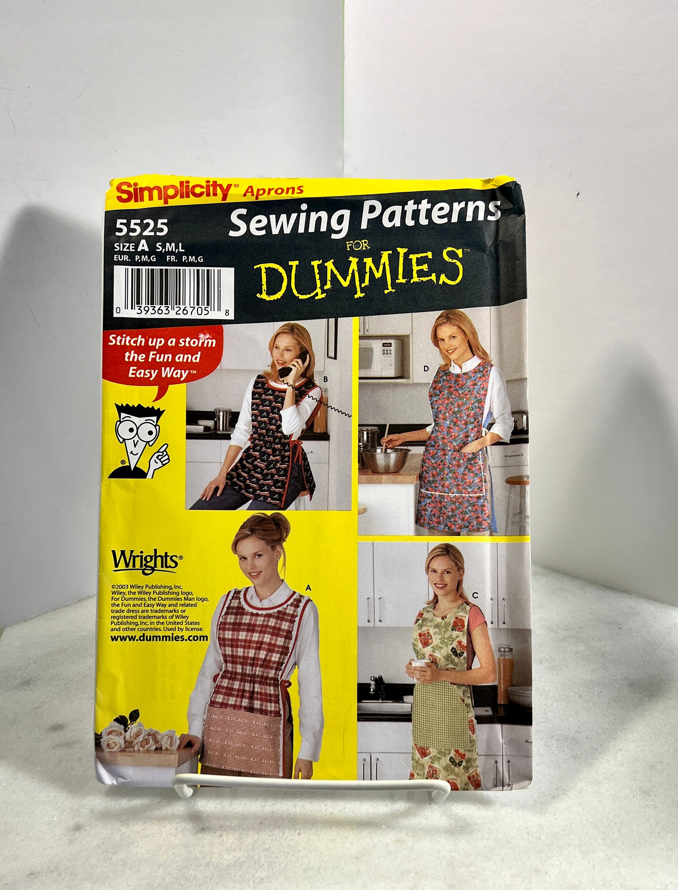 Free: Simplicity 5525 Sewing Patterns for Dummies Aprons - Sewing