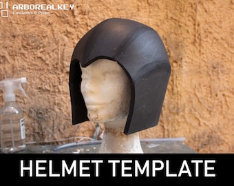 Round helmet pattern + instructions