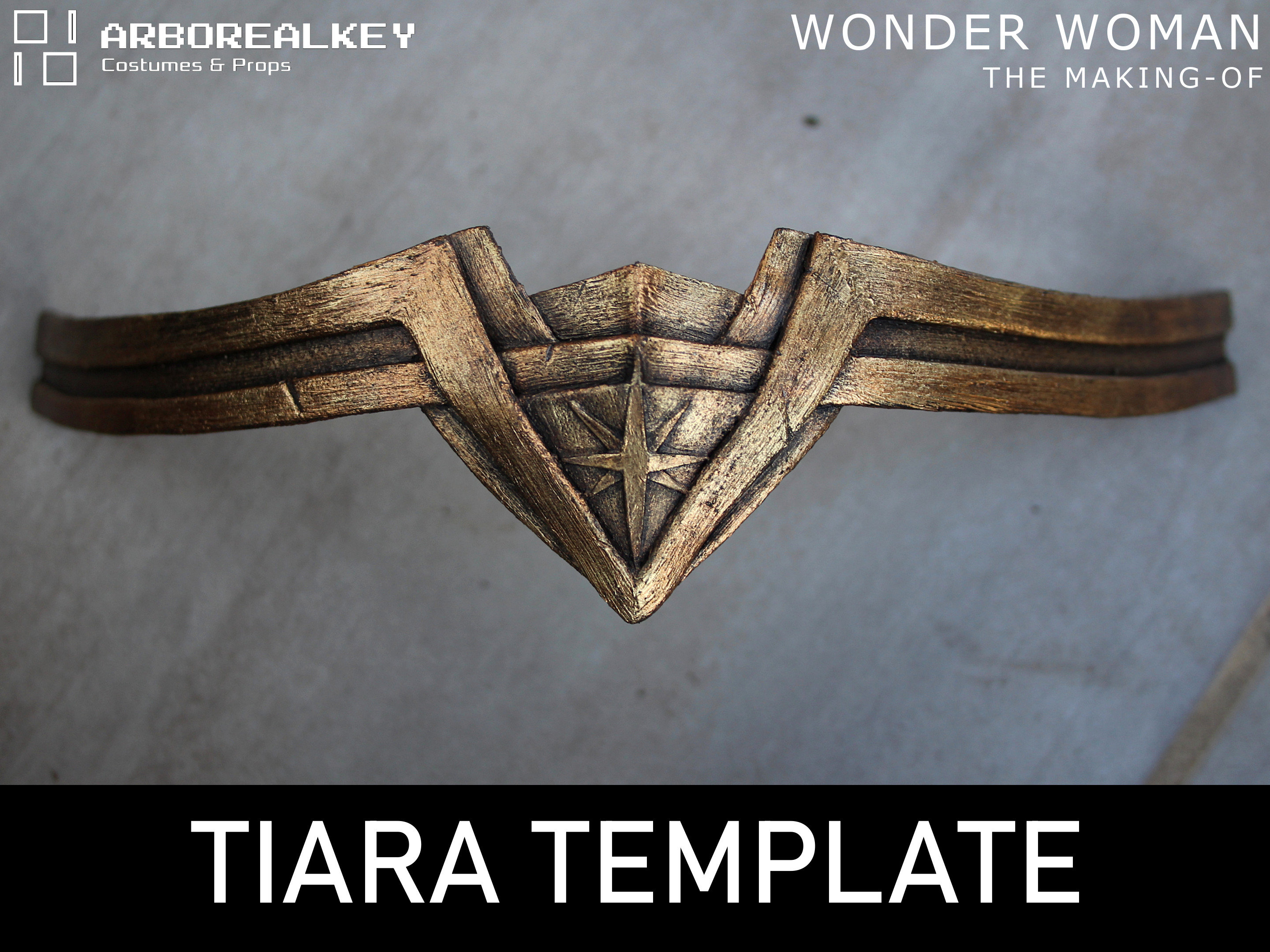 Wonder Woman tiara patterninstructions Etsy