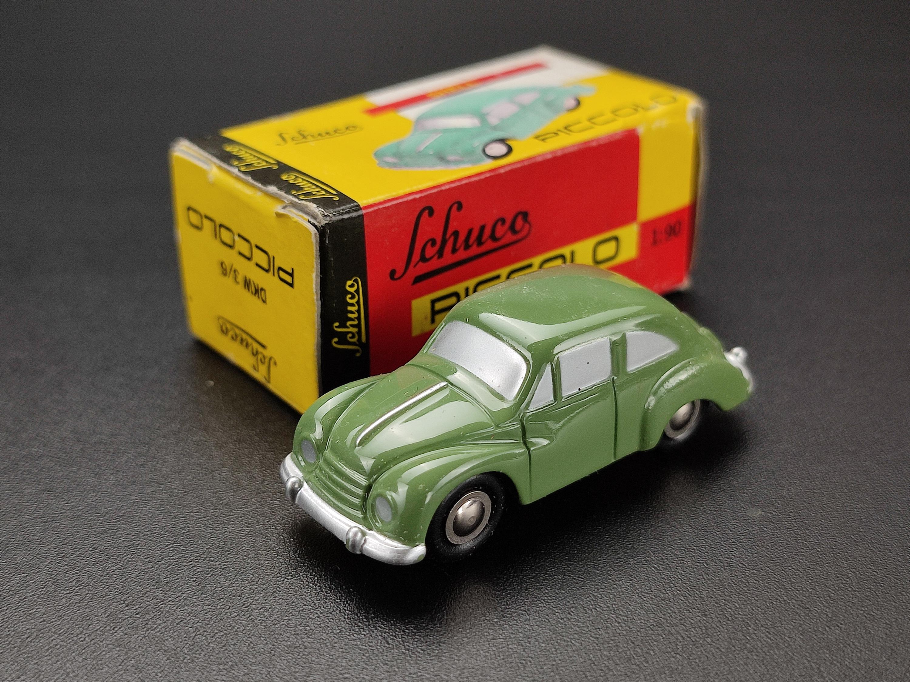 Schuco Piccolo DKW 3/6 (1:90) Light Green Original Box