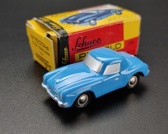 Schuco Mercedes-Benz 190 SL Piccolo 713 (1:90) Light Blue Original Box