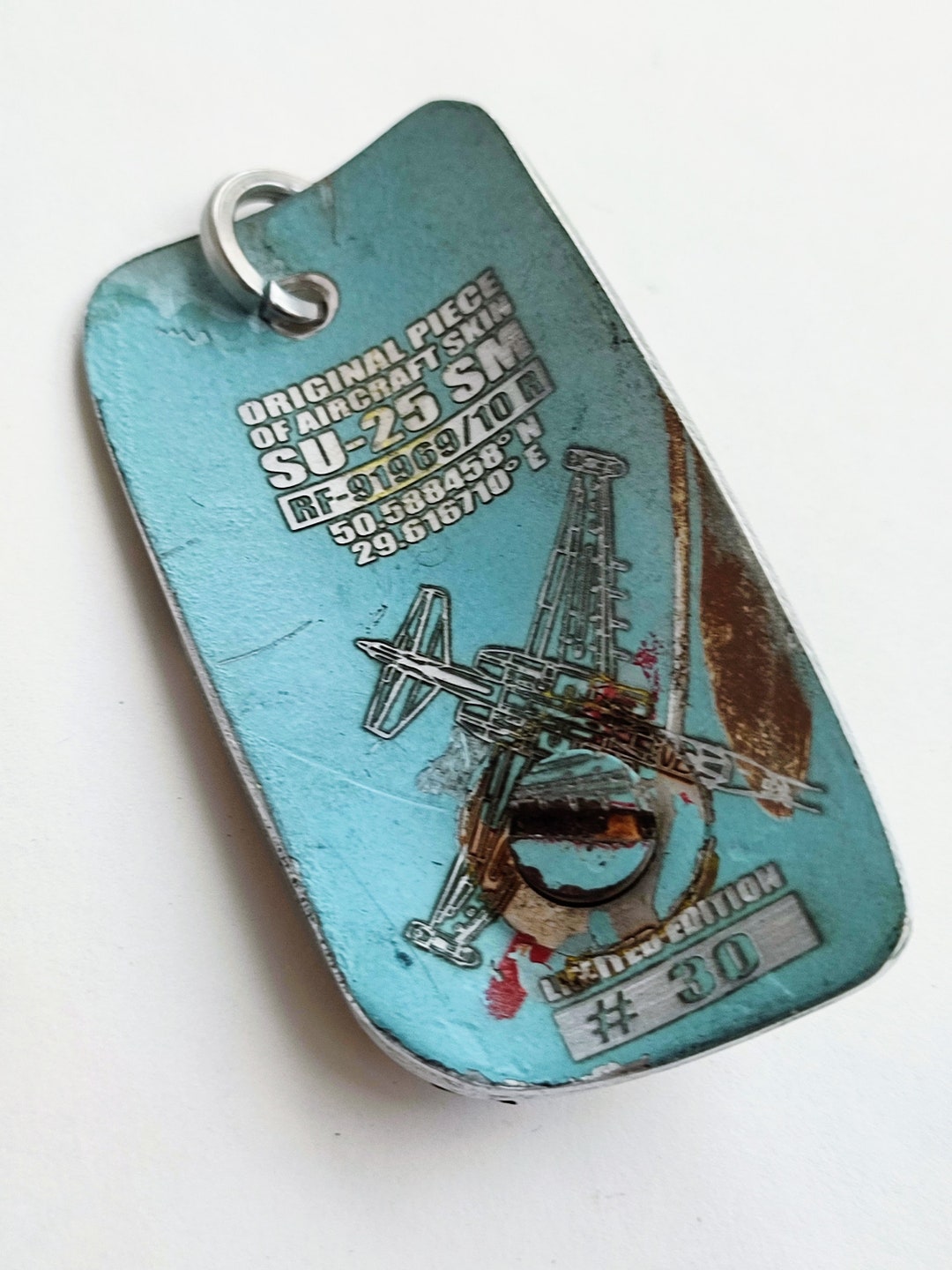 Keychain Aircraft Skin Russian SUKHOI SU-25SM Shot Down - Etsy