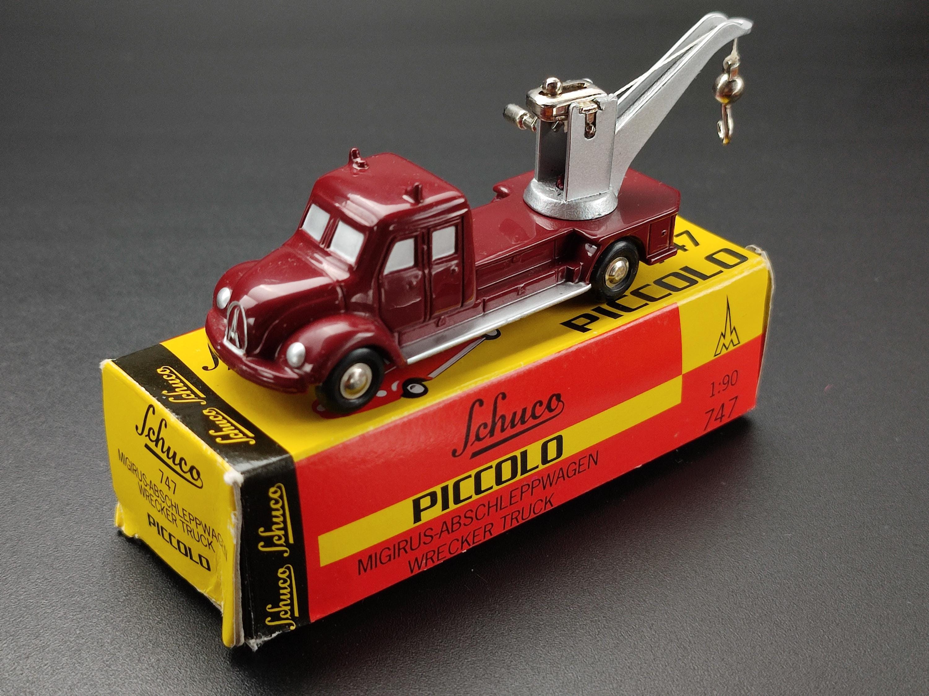 Camion De Dépannage Schuco Piccolo 747, Diecast, échelle 1/90, Vintage 1958