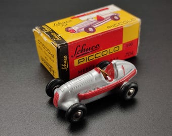 Schuco Piccolo 704 Mercedes Benz 1936 Race-Car with Start number 1 (1:90) Original Box