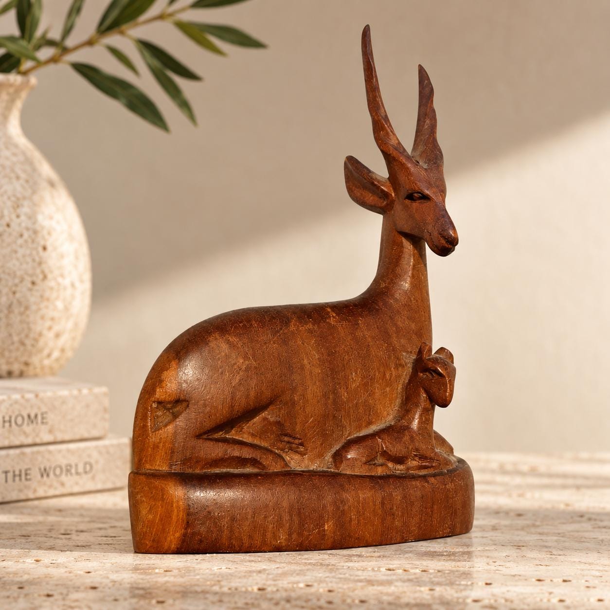 Vintage Wooden African Animals - Etsy