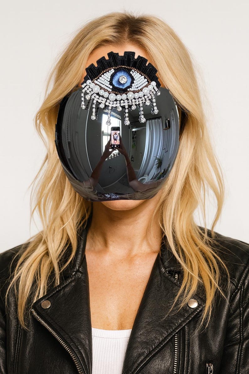 Third Eye Face Shield - All Seeing Eye Face Mask - Full Face Sheild ...