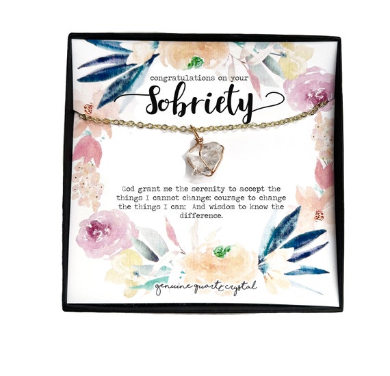 Sobriety Gifts For 1 Year Sober - Pocket Hug Coin With Encouraging Message