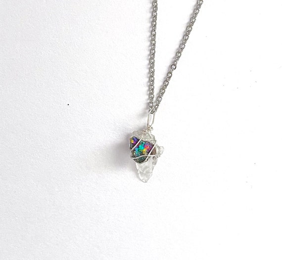 Peacock ore shop pendant