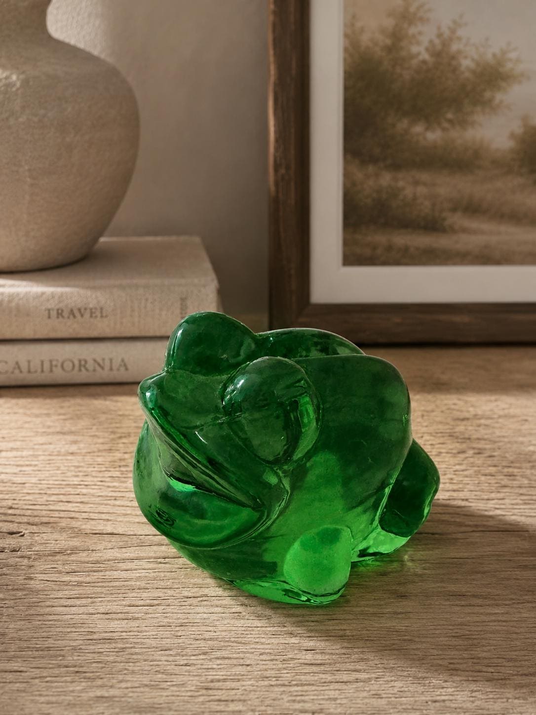 Baccarat クローバー 置物 グリーン Baccarat クローバー 置物 グリーン Baccarat クローバー 置物