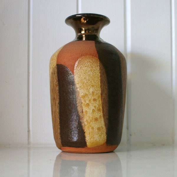 Vintage Peter Collier Pottery Vase small fully glazed
