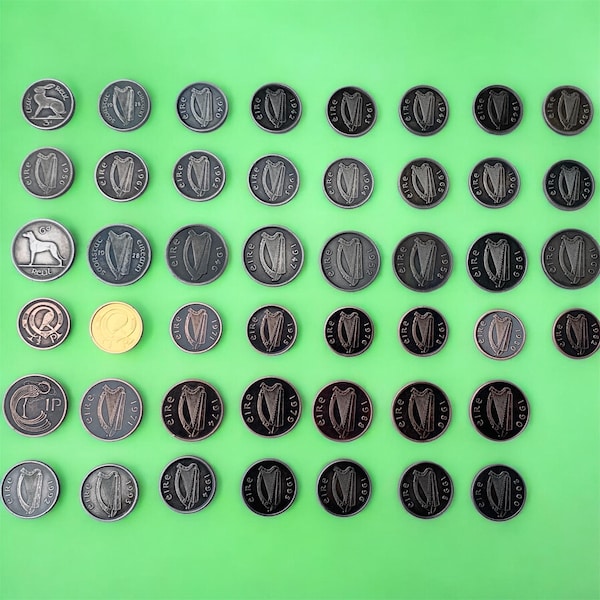 Irish Coin Pin – Real Vintage Coins for Hats, Ties, Lapels