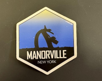 Manorville Sticker - Stargazer Window, Laptop or Water Bottle Sticker - Waterproof