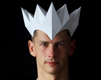 CROWN Headpiece - Build your own headpiece from card, with this papercraft template