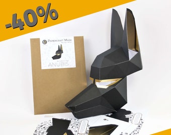 ANUBIS Mask PRE-CUT Kit - All you need is glue to make this press-out mask