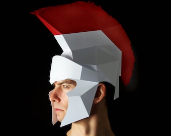 CENTURION HELMET - Make your own paper helmet with this instant download template