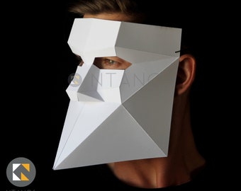 BAUTA Venetian Mask - Make your own Venetian mask using card and this easy mask template