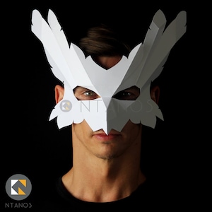 Maschera da UCCELLO: crea una semplice maschera da uccello con un cartoncino con questo download in PDF
