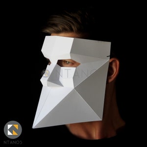 BAUTA Venezianische Maske - Machen Sie Ihre eigene venezianische Maske mit Karte und dieser einfachen Maskenschablone