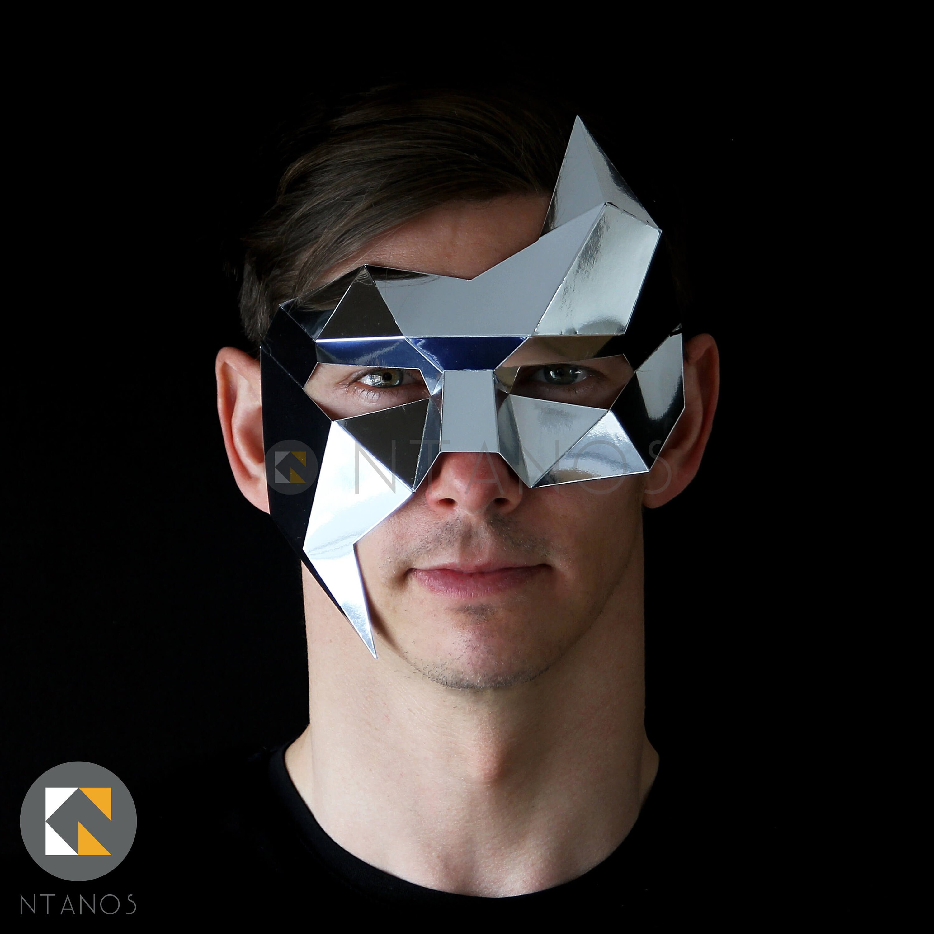 手作りお面　handmade phantom mask DIY Unpainted Phantom of the Opera Mask