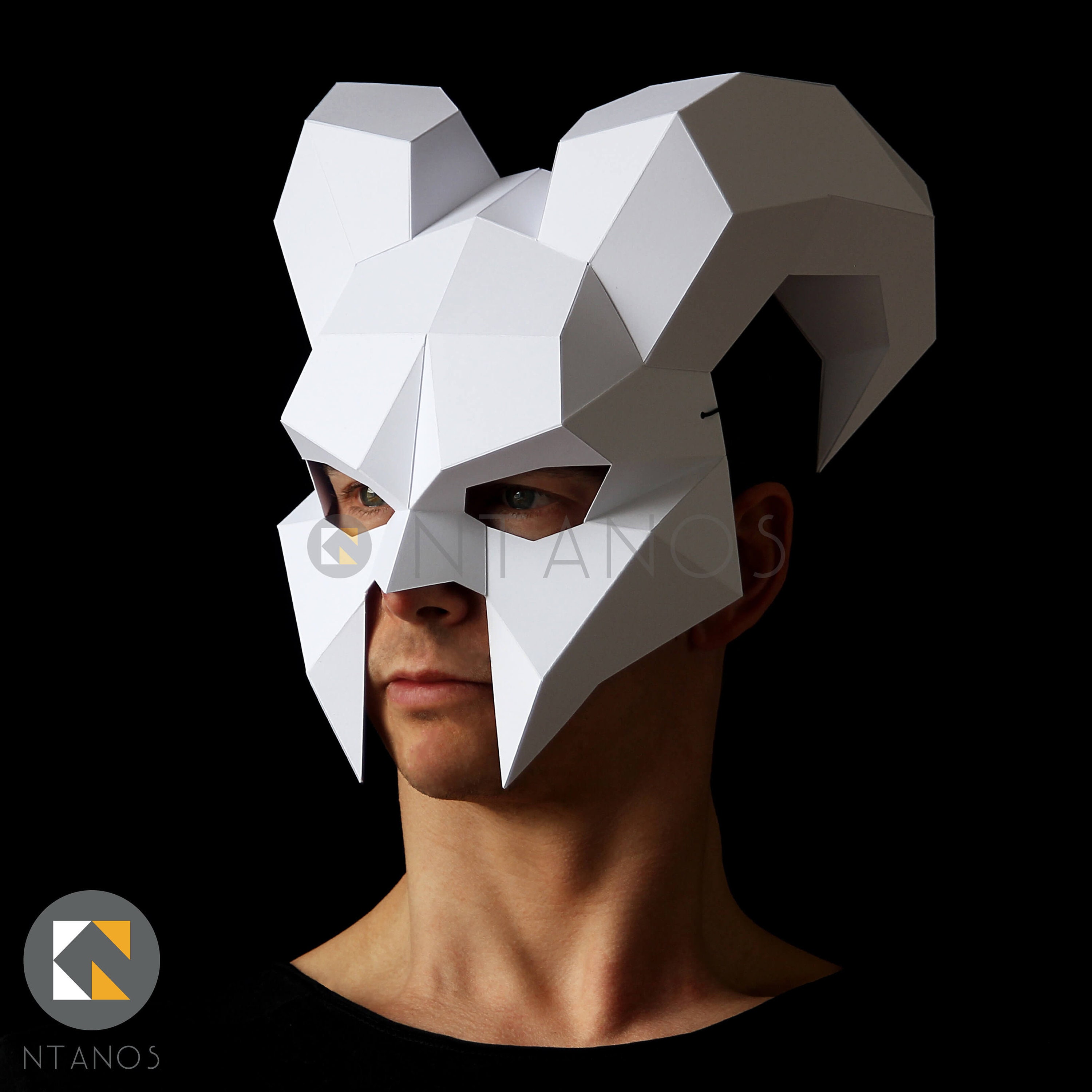 DEMON Mask - Perfect for Halloween! Make Your Own Devil Mask From Card ...