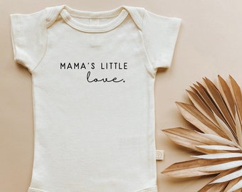 Mama's Little Love Onesie®, Baby, Girl, Boy, Infant, Toddler, Newborn, Organic, Bodysuit, Outfit, One Piece, Unisex, Gender Neutral, Words