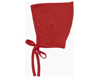 Bamboo Pixie Bonnet - Red, Baby, Girl, Boy, Infant, Unisex, Gender Neutral, hat