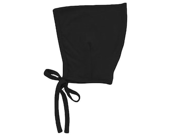 Bamboo Pixie Bonnet - Black, Baby, Girl, Boy, Infant, Unisex, Gender Neutral, hat