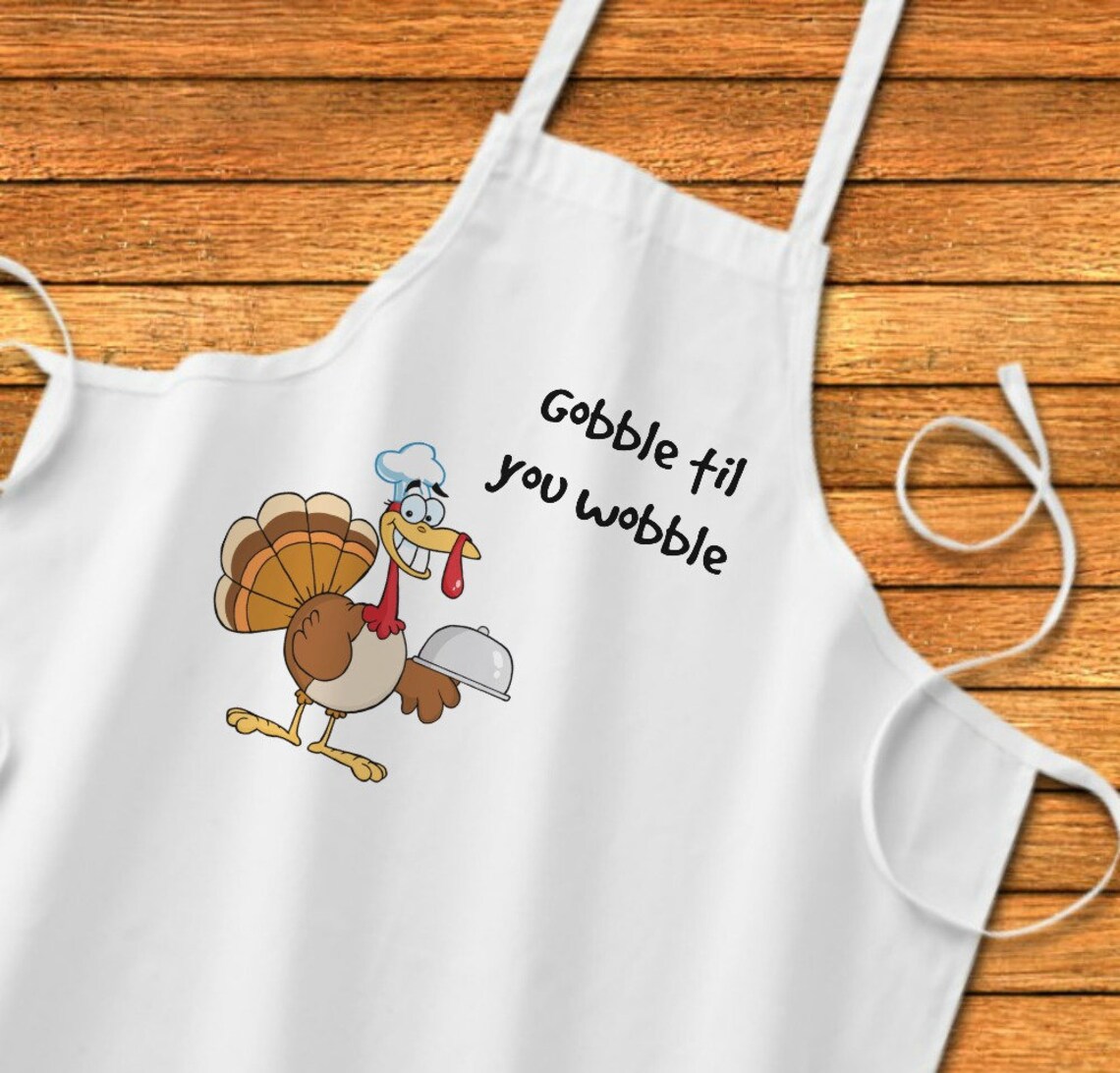 Gobble Then We Wobble Apron main image 1