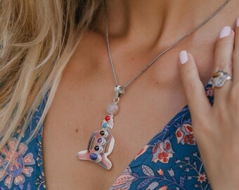 Yogi 7 Chakra Bohemian Pendant || Free Spirit Talisman Pendant || Diviner's  Gemstones Pendant || New Age 7 Chakra Amulet