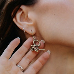 Brandy melville snake earrings store