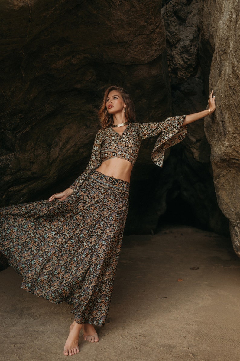 Bohemian Chic Long Skirt